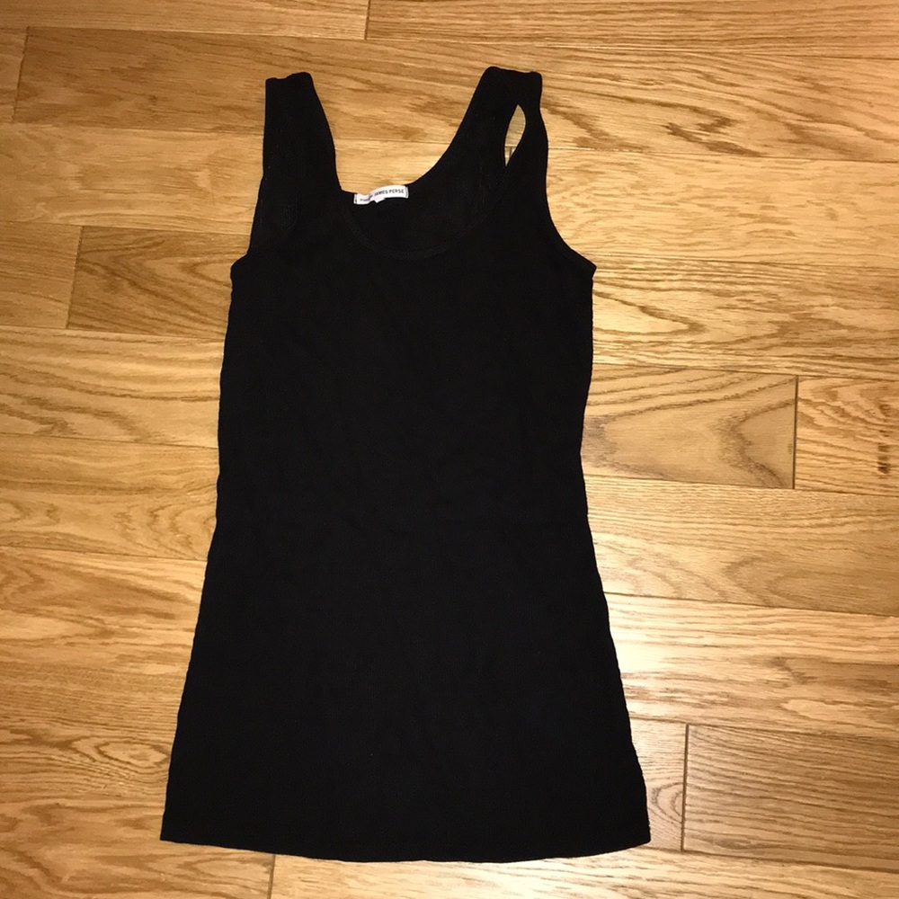 Black James Perse tank top